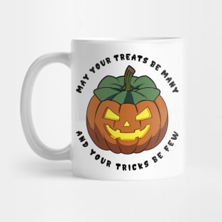 Halloween Cartoon Pumpkin May Your Treats Mug